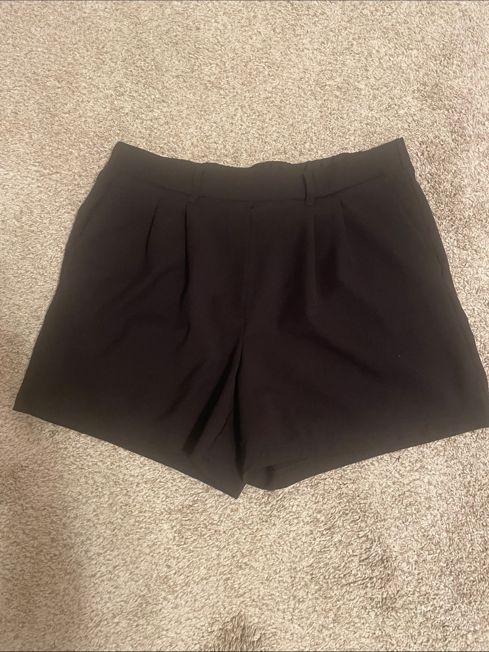 Black Trouser shorts